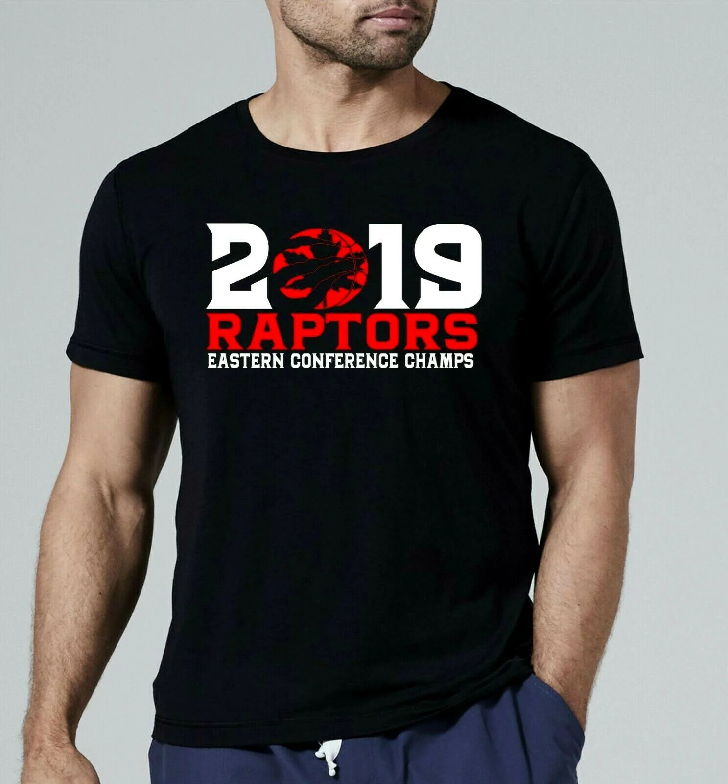 Toronto 2019 t shirt men streetwear Raptors inspired RAPTOR CONFERENCE CHAMPS 2019 t-shirt, free shipping!