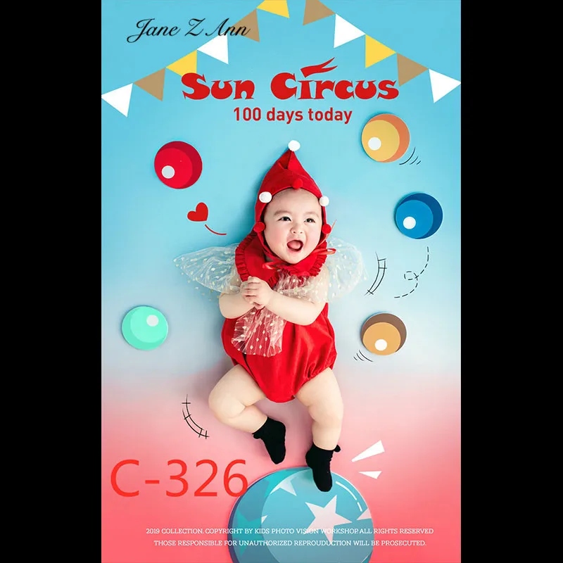 Jane Z Ann Детская фотография одежда+ фон одеяло креативная тема 3-6 месячный ребенок студия съемки аксессуары - Цвет: 326