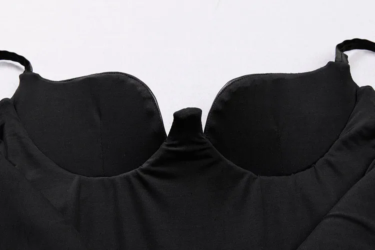 Женские новые черные кожзам Бандажное платье Ким Кардашьян