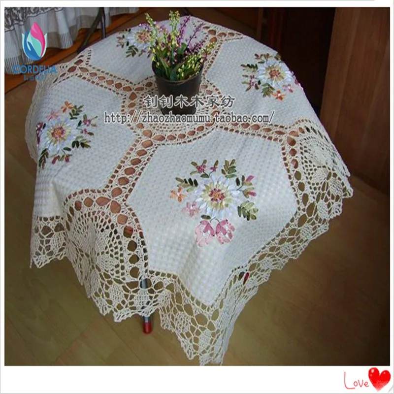 embroidery table cloth 3