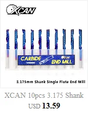 XCAN 10 шт./компл. 1,2 мм до 0,3 мм PCB мини сверло Вольфрамовая сталь карбид для печати печатная плата ЧПУ сверла машина
