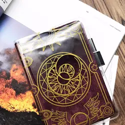 Творческий magics Тема ПВХ покрытие для hobonichi вообще установлены A5 A6 журнал продажа в розницу, Бесплатная доставка