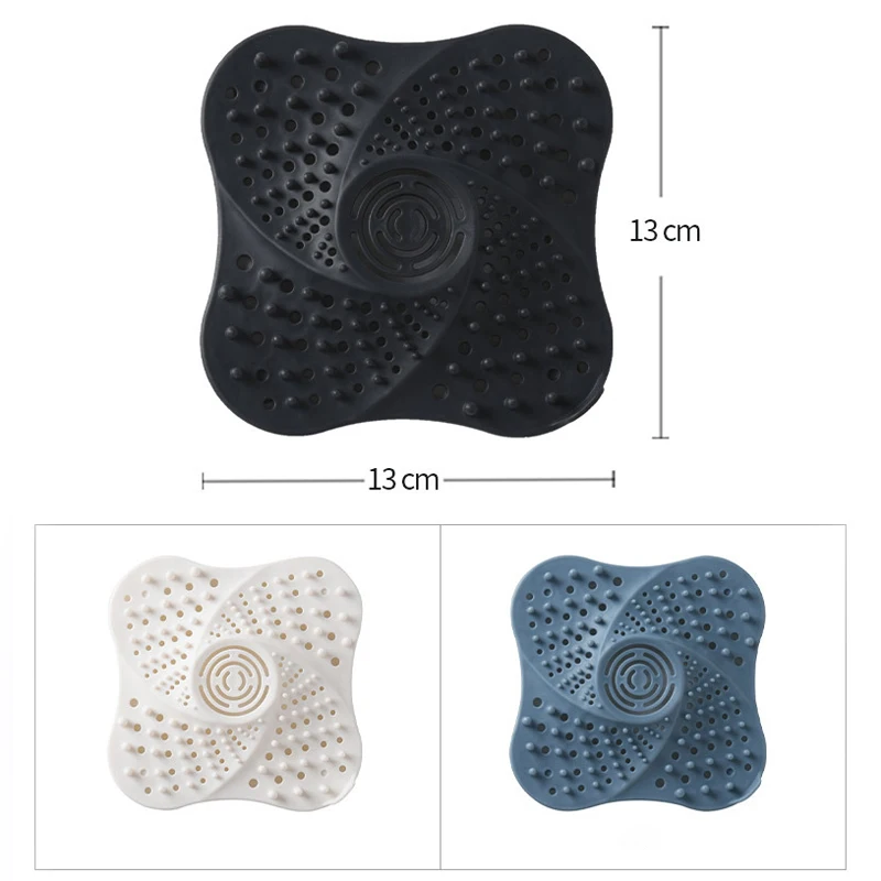 Tofok Kitchen Gadgets Bathroom Accessories Outfall Drain Cover Basin Sink Strainer Filter Sieve Shower Hair Catcher Stopper Plug