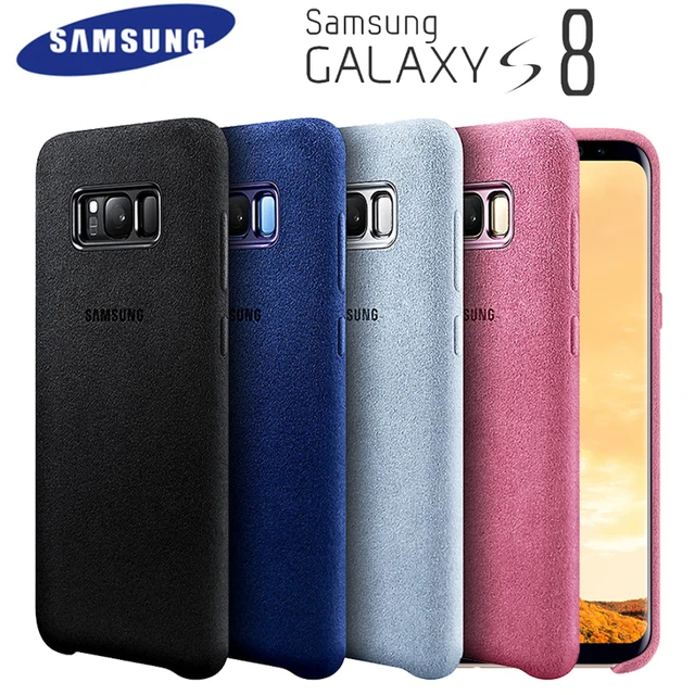 Samsung Galaxy S8 caso Original Protector completo de lujo Suede cuero todo incluido Anti-caída cubierta Linda Samsung s8 más caso