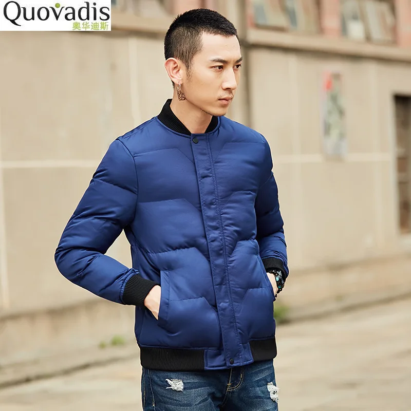 winter Baseball Coltsfoot Coat Keep Windbreak Frivolous Lead Cotton padded Male short jacket font b parka