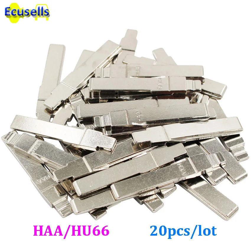 

20pcs/lot COMPATIBLE HAA PROFILE UNCUT HU66 FLIP FLY KEY BLADE FOR VW FOR AUDI FOR SEAT FOR SKODA remote fob