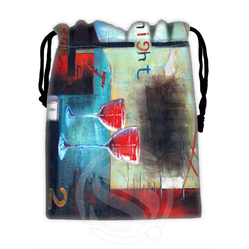 New famous western oil painting 24 Custom Logo Printed receive bag Bag Compression Type drawstring bags