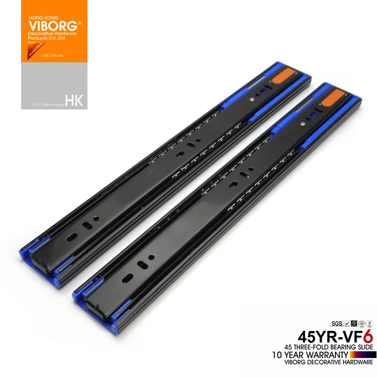 30CM 12 Top Quality Super Smooth&Quiet Extra-Thick Three-Section Hydraulic Soft Close Ball Bearing Drawer Slides Rail 30CM 12 Top Quality Super Smooth&Quiet Extra-Thick Three-Section Hydraulic Soft Close Ball Bearing Drawer Slides Rail