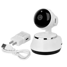 Беспроводная ip-камера wifi 720P CCTV домашняя камера безопасности Micro SD слот поддержка микрофона и P2P бесплатное приложение ABS пластик