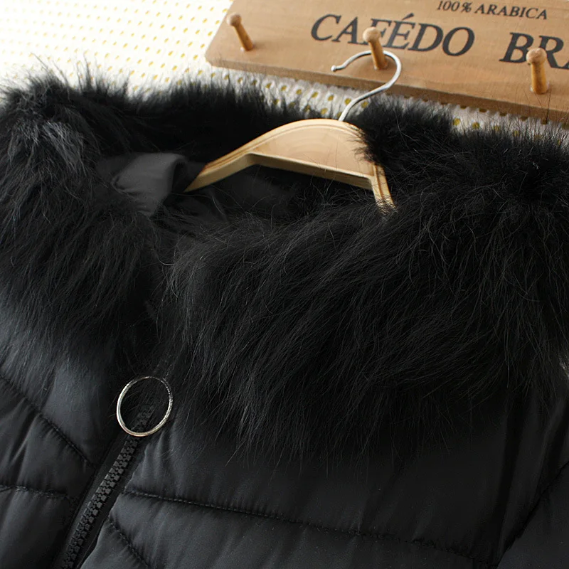Women Winter Long Padded Jacket Plus Size 4XL Loose Hooded Parka Fur Collar Zipper Thick Warm Winter Coats Women 2018 AS025 (8)