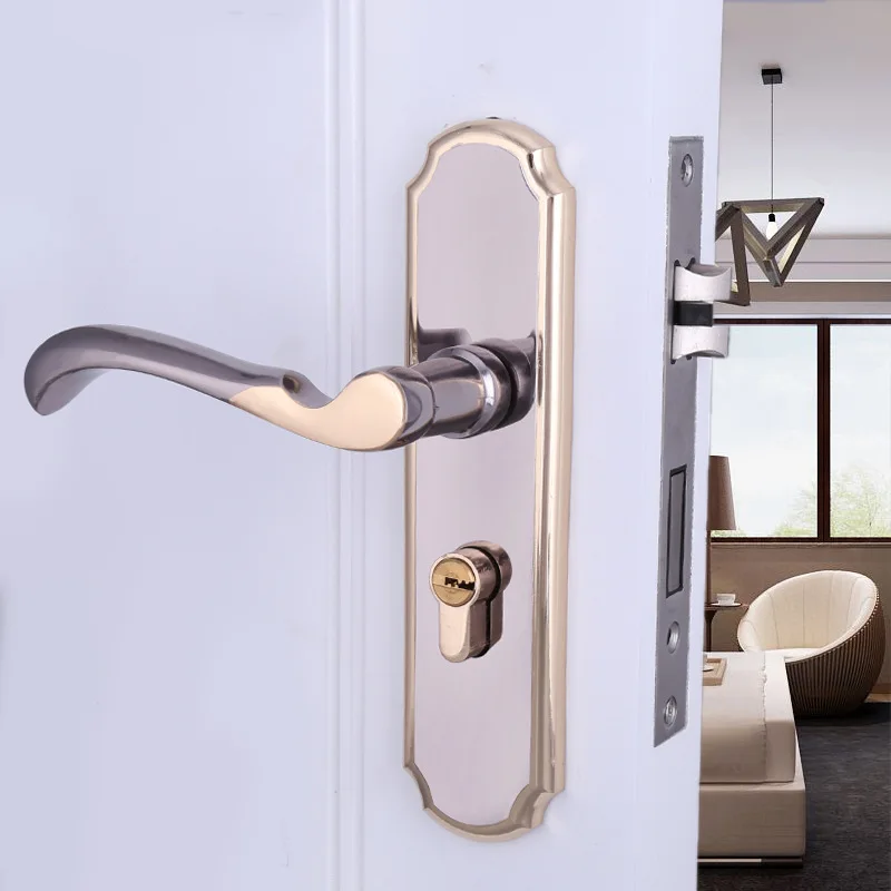 

2018 Free Shipping Manufacturers Selling Customizable Zinc Alloy Solid Wood Interior Door Lock High-grade Hardware Locks 778-31
