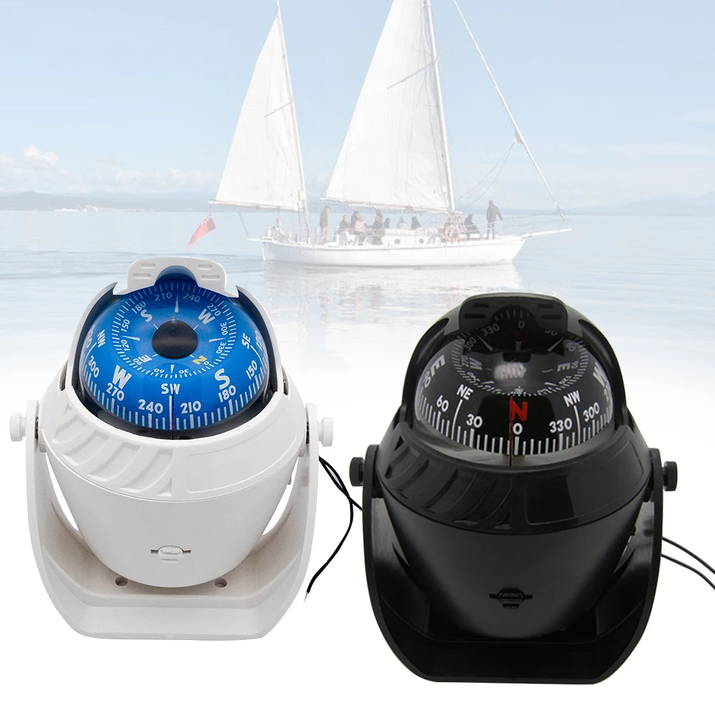 

Small Tool Ship Multifunctional Navigation Magnetic Outdoor Electronic Car Boat Built-in Light Travel Marine Military
