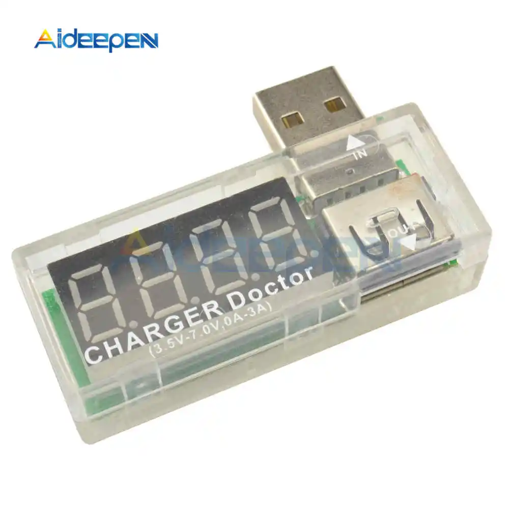 

DC 3V 5V LED Digital Voltmeter Ammeter Mini USB Power Current Voltage Meter Tester Portable Volt Amp Detector Charger Doctor