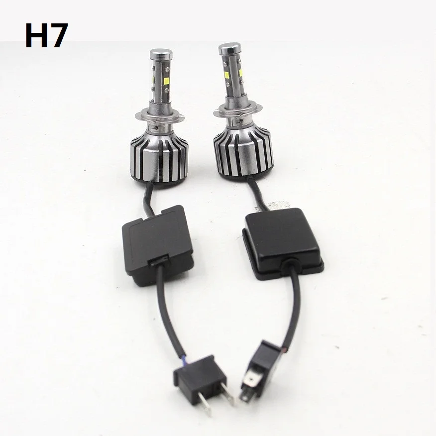 36W 3600LM/PC Car Led Headlight H7 DOT/E mark/CE Certificate Waterproof 6000K Factory Direct