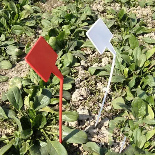 

10pcs T-Shape Plastic Plant Seed Labels Pot Marker Nursery Garden Tags Replace