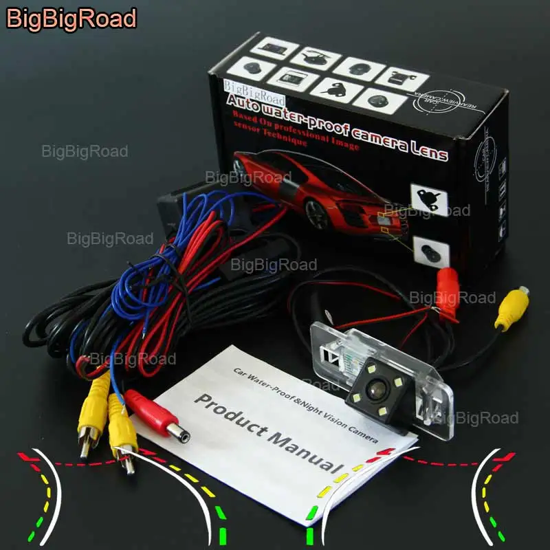 Bigbigroad Car Intelligent Dynamic Track Rear View Camera Night Vision