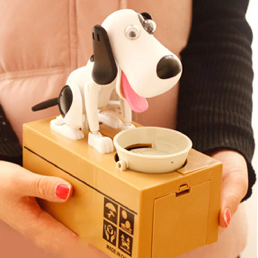 

Automated Cats Dog Steal Coin Bank Piggy Bank Money Saving Box Digital Gifts Coin Jar Piggy Banks BDF99