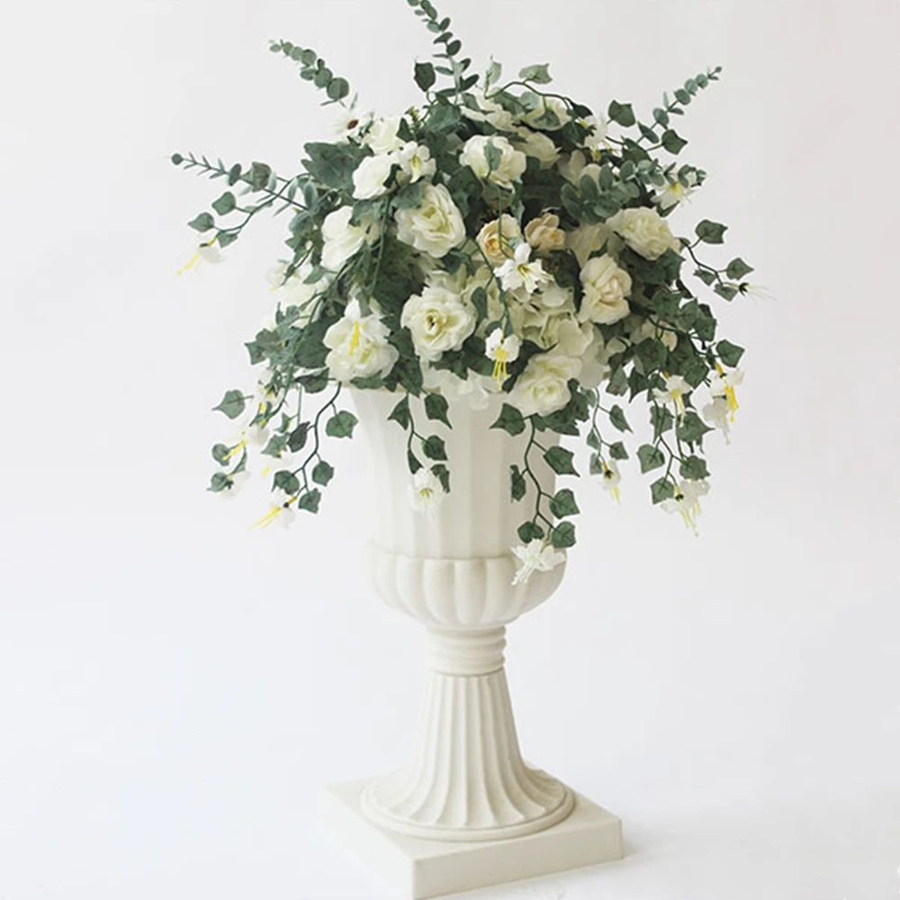 Искусственный Шелковый цветочный шар, Цветочная стойка для свадьбы, украшение дома, комнаты, вечерние принадлежности, сделай сам, цветок, 7 цветов