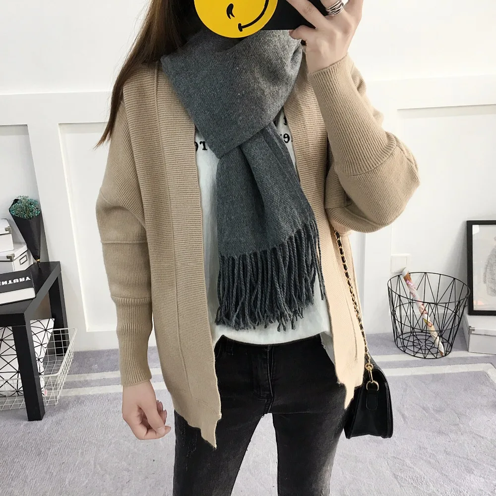 

2019 Cardigans Of The Big Sizes Long Sleeve Slim Thin Out jacket Women Knitted Sweater For Women Long section Tops