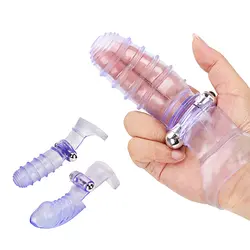 FAAKE рукав для пальца Женский, вибратор мастурбатор G точечный массажный стимулятор для клитора секс-игрушки для женщин Женский массаж для
