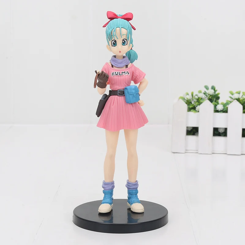 Dragon Ball Z tenkaichi budokai 3 lazuli 18# Bulma DXF фигурка, скульптура большие Экшн фигурки Brinquedos аниме - Цвет: Bulma in opp bag