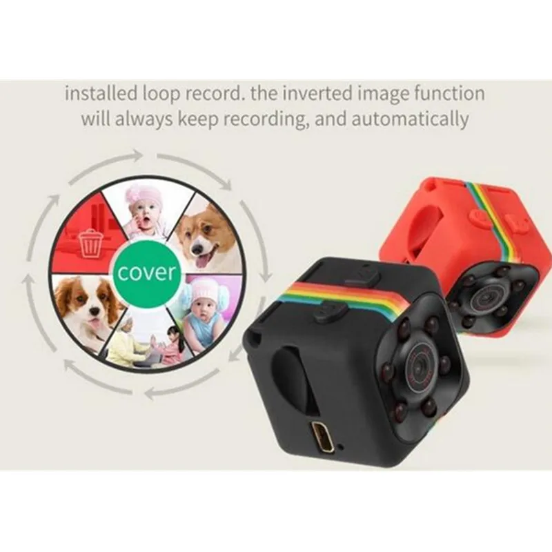 SQ11 мини-камера Full HD 12 М 1080P видеокамера ночного видения с функцией обнаружения движения микро камера воздушная Спортивная DV диктофон
