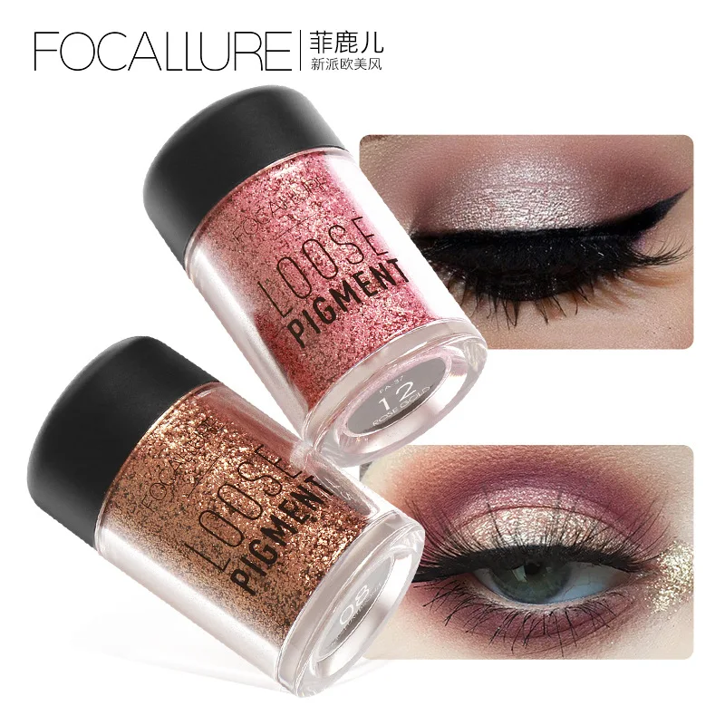 Focallure/Красота 18 Цвета High Gloss Перламутровые тени для век Русалка алмазный порошок