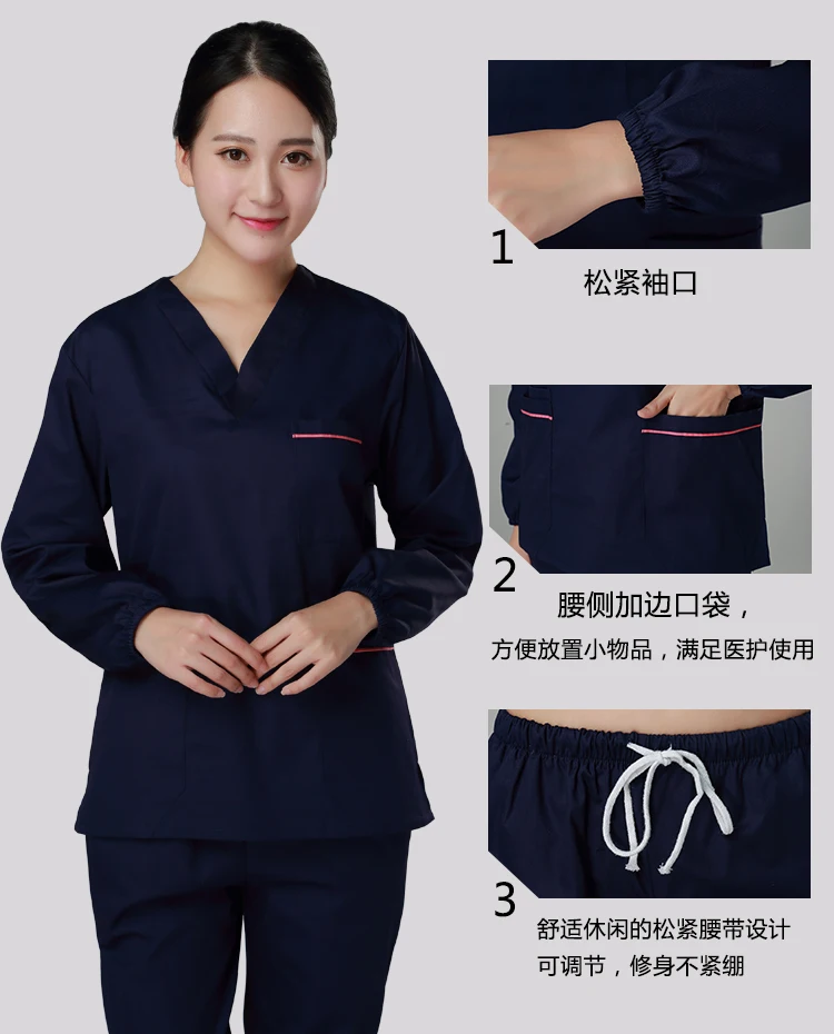 Viaoli одежда для мытья короткий рукав мужской сплит костюм Хирургическая Одежда Кисть для рук изоляции одежды медсестры услуги доктора