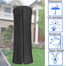 Защита от пыли ткань водоотталкивающий для патио крышка нагревателя Открытый Солнечный дождь полиэстер садовый дворико крышка нагревателя ткань