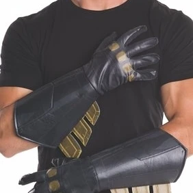 Rubies Costumes 244969 Batman v Superman Dawn of Justice-Adult Batman Gauntlets Black - One Size (1)