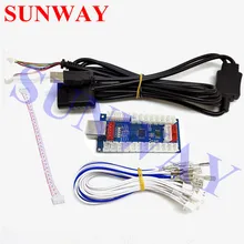 PS3/PC аркадный джойстик доска Нулевая задержка Игровой Набор DIY USB энкодер для ПК Джойстик Sanwa для аркадных игр Комплект Аркады своими руками