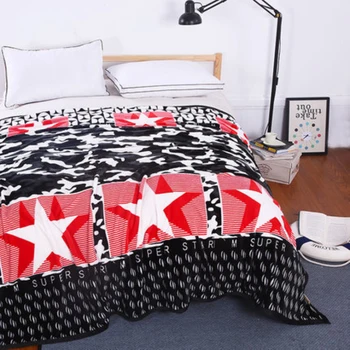 

LOSICOE-17 Plaid Super Soft Warm Coral Fleece Blanket Thick Flannel Blankets Sheets Towels Sofa Bed Textile 150X200 CM