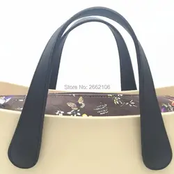 Черный кожзаменитель кожаные ручки для сумки леди плечо Сумки аксессуары кожаный ремень сумки/кожаные ручки для сумок