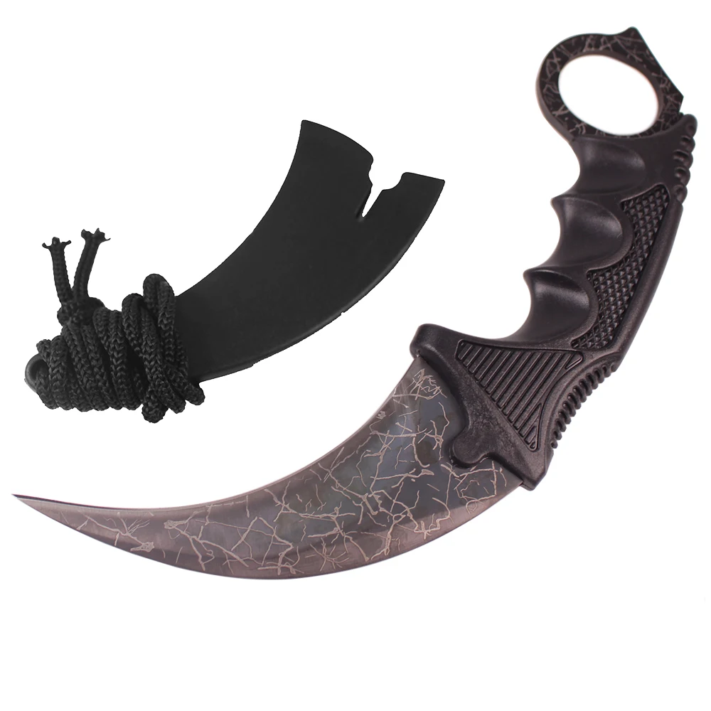 CS Cold counter strike CSGO тактический нож karambit нож для шеи hawkbill настоящий боевой бой походный лагерь на открытом воздухе глобальная Атака