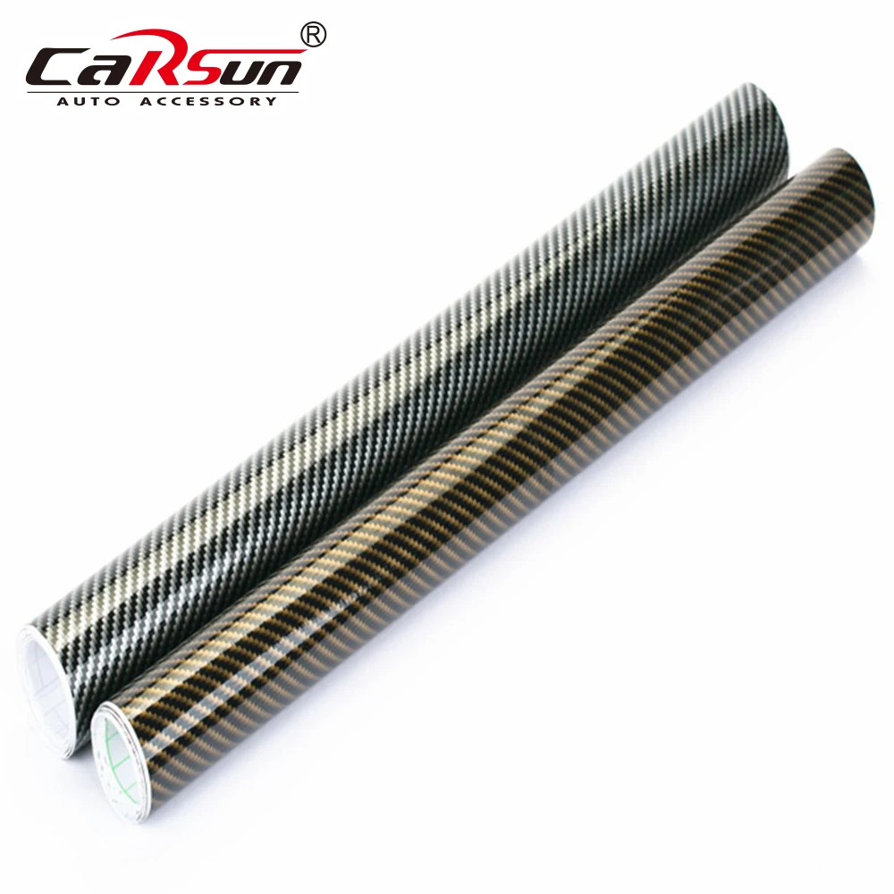 200 см x 50 2D виниловая пленка из углеродного волокна высокоглянцевая