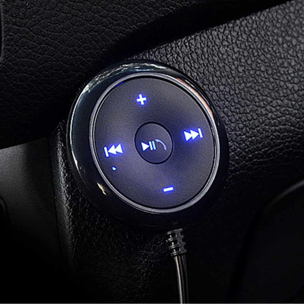 

JINSERTA Wireless 3.5mm Bluetooth V4.2 Receiver Car MP3 Player Music Audio Receiver Adapter Hands-free In-Car A2DP Streaming Kit