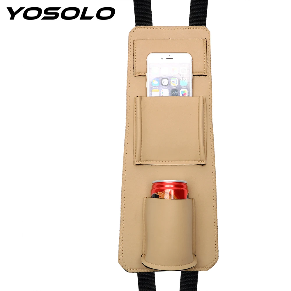 YOSOLO 3 Colors Car Seat Side Bag Organizer Box Pouch Hanger Storage Bag Car Accessories Side Seat Holder Stowing Tidying YOSOLO 3 Colors Car Seat Side Bag Organizer Box Pouch Hanger Storage Bag Car Accessories Side Seat Holder Stowing Tidying