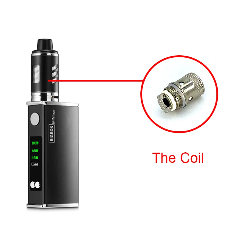 

Original Coils For BIGBOX MINI 80W Vape Mod Box Electronic Cigarette E Smoke Atomizer Clearomizer Vaporizer Tank Wick LEXINTONG