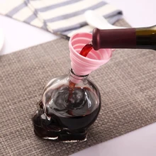 Горячая переносной мини-силиконовые складной воронки складной Стиль воронки бункера Кухня Cozinha Пособия по кулинарии инструменты аксессуары