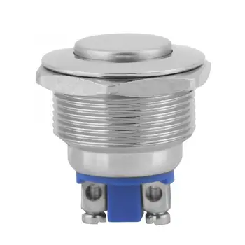 

20pcs 22mm Metal Waterproof Momentary Push Button Switch Auto Reset High Head 2-Pin Toggle Switch