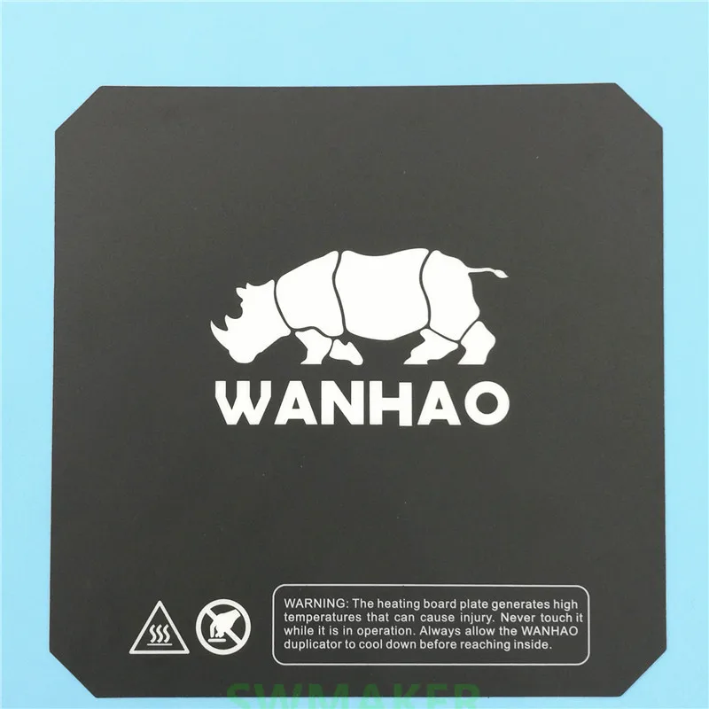 Запасные части для 3D принтера Wanhao i3 Печатающая платформа черного цвета