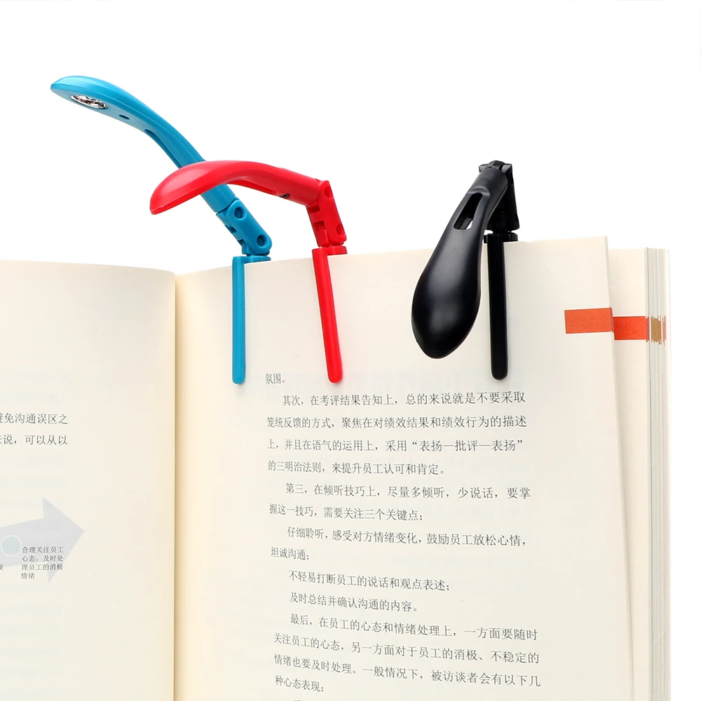 ITimo лампа для чтения на пружинном креплении клип-он книга Светодиодная лампа для чтения складная для Ридера Kindle регулируемая с батареей