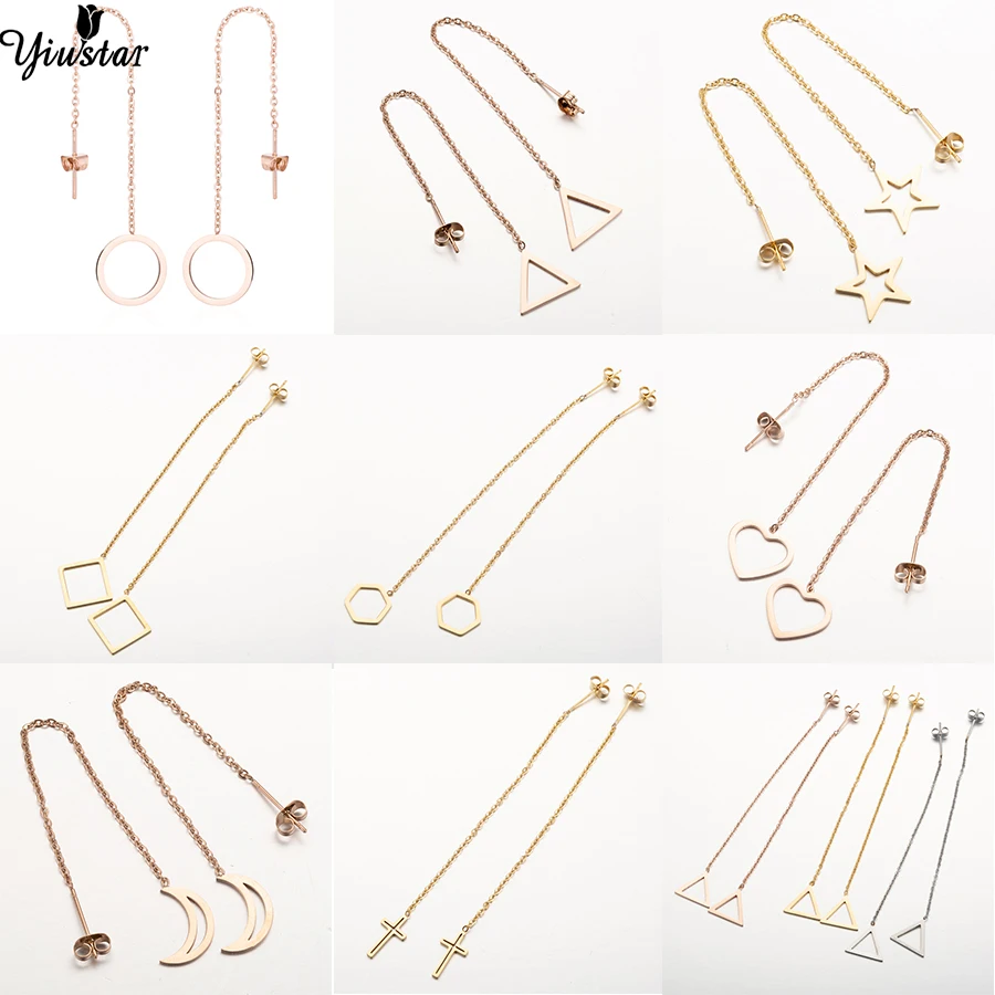 

Yiustar 2019 New Fashion Popular Perfect Sweet Cute Earrings Elegant Charming Generous Ear for Women Girls Birthday Party Gifts