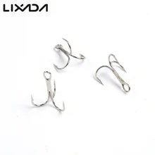 100 шт. 8# рыболовный крючок из высокоуглеродистой стали тройные Крючки рыболовные снасти