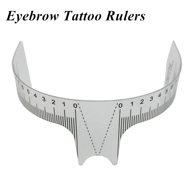 3 pcs eyebrow ruler practice for tattoo starter eyebrows