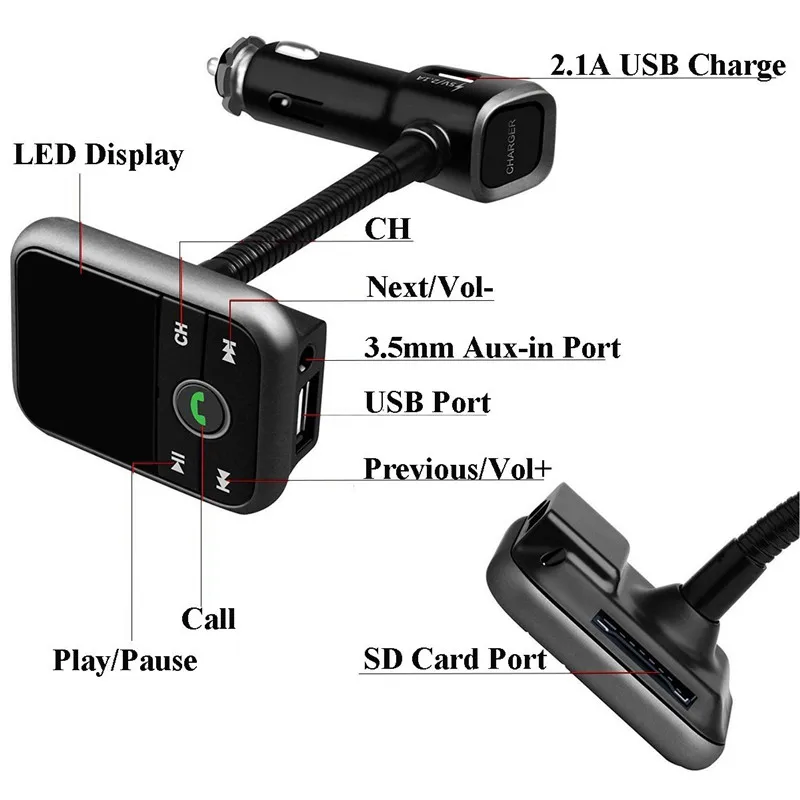 FM Transmitter Bluetooth06