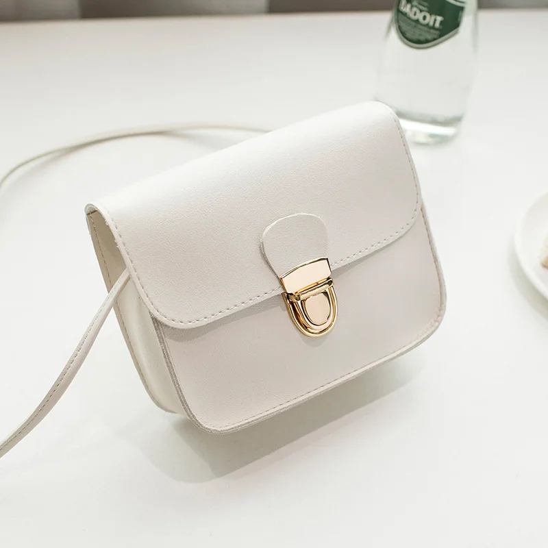 2019 New Fashion Ladies Messenger Bags Cheap Hasp PU Leather Small Shoulder Bags Women Crossbody Bag For Girl Brand Handbags 102