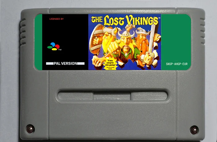 

The Lost Vikings - Action Game Cartridge EUR Version 16 bit 46 pin
