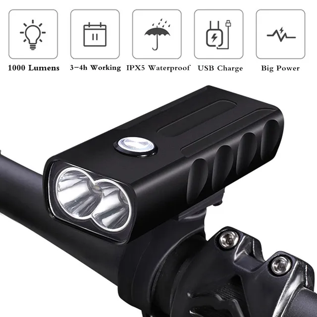 Special Price New USB Rechargeable XM-L T6 LED Bike Bicycle Front Head light Flashlight Torch Handlebar Lamp Built-in Battery Special Price New USB Rechargeable XM-L T6 LED Bike Bicycle Front Head light Flashlight Torch Handlebar Lamp Built-in Battery