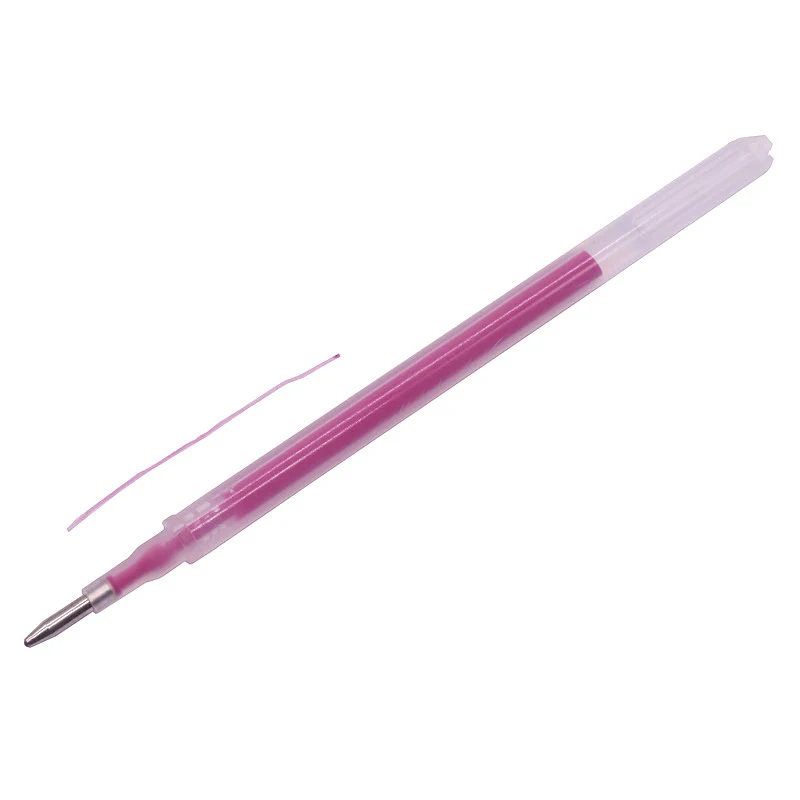 15 шт флэш-гелевая ручка стираемая ручка заправки длина 111 мм диаметр 6 мм кожа ткань маркировки ручки водорастворимые цветные заправки - Цвет: Red 15 pcs